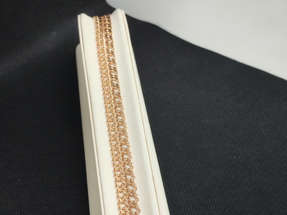 ЦПР2585 ЦЕПЬ ПУСТОТЕЛАЯ Ромб двойной (Au 585)