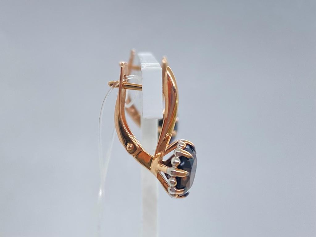 СЕРЬГИ РАУХ ТОПАЗ (Au 585)