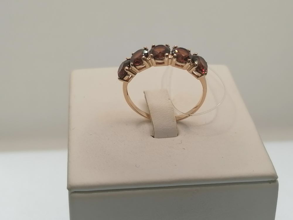 КОЛЬЦО ГРАНАТ (Au 585)