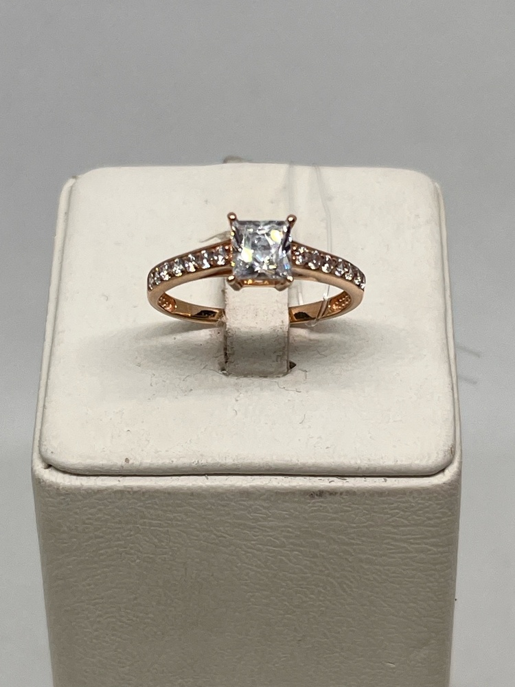 КОЛЬЦО С КАМНЯМИ (Au 585)