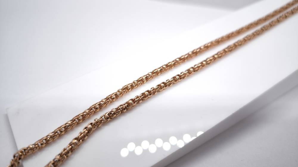 ЦЛМК585 ЦЕПЬ ПОЛНОВЕСНАЯ Мальвина королевская(лисий хвост) (Au 585) ЦЛМК585 ЦЕПЬ ПОЛНОВЕСНАЯ Мальвина королевская(лисий хвост) (Au 585)