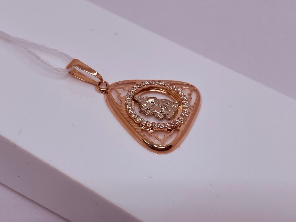 ПОДВЕСКА ЗНАК ЗОДИАКА ВОДОЛЕЙ Au 585