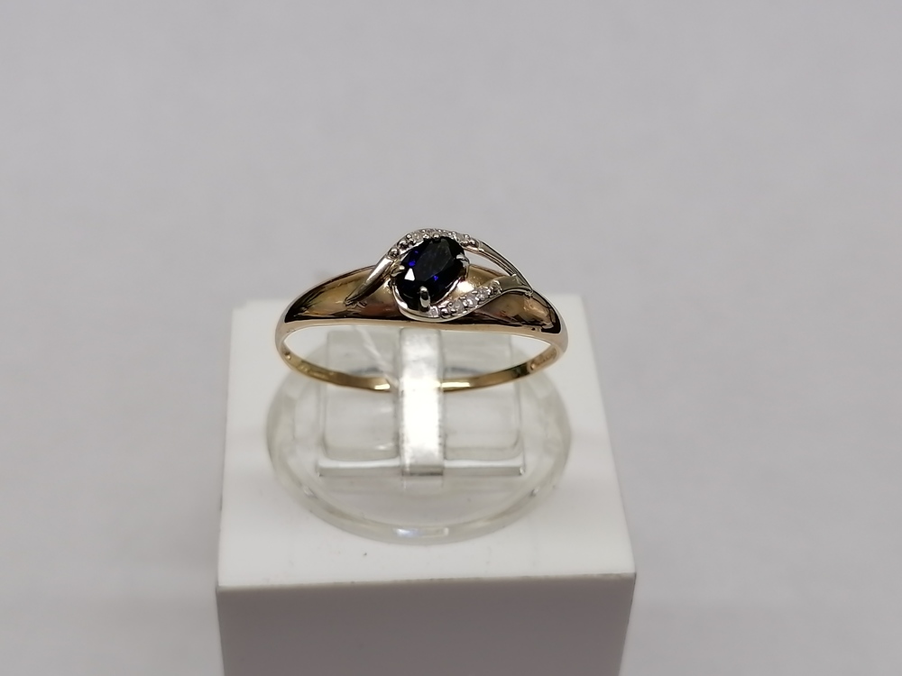 КОЛКМИ585 КОЛЬЦО С КАМНЯМИ (Au 585)