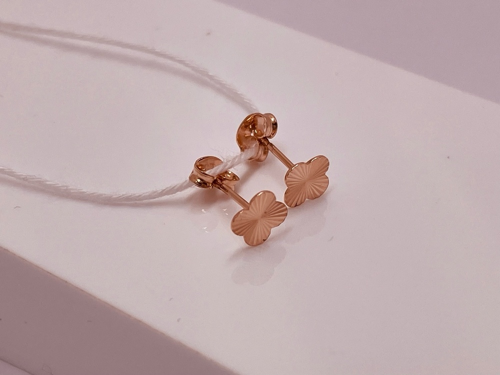 СПУС585 СЕРЬГИ ПУСЕТЫ (Au 585)