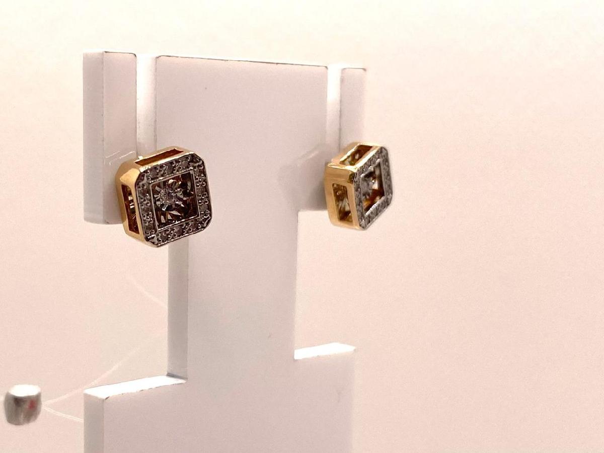 СЕРЬГИ БРИЛЛИАНТ (Au 585)