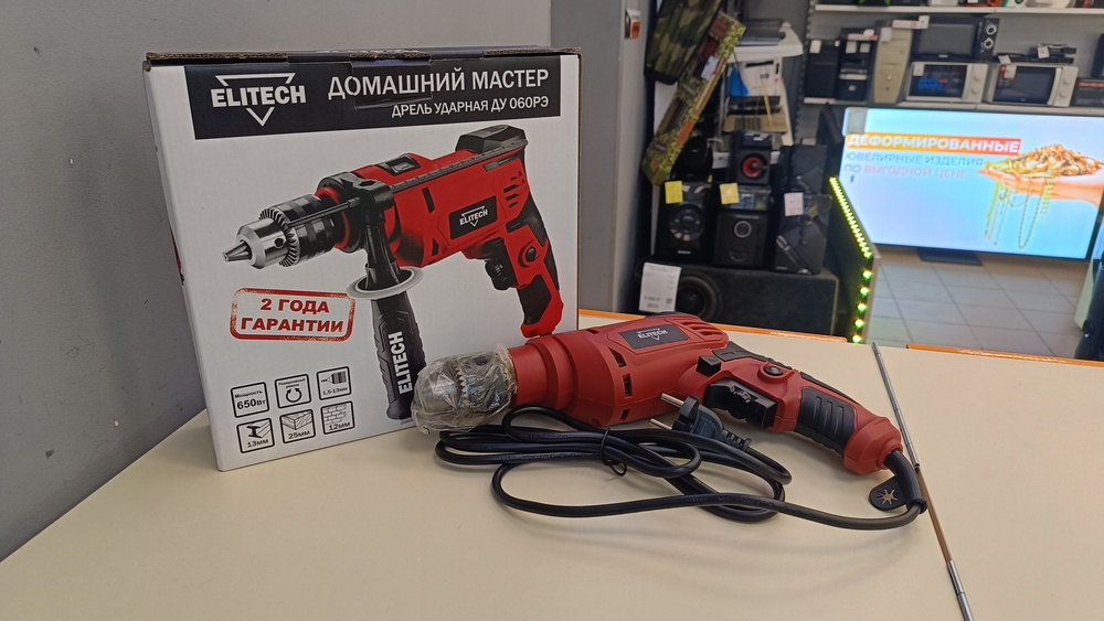 Дрель Elitech ДУ-650 РЭК
