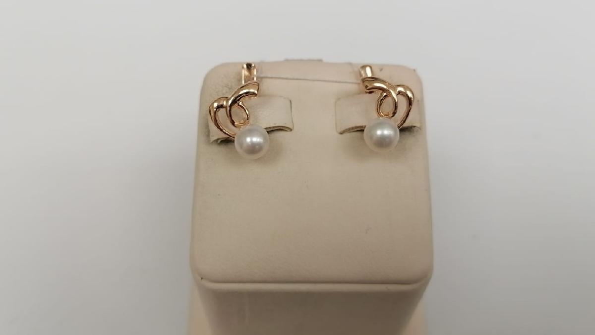 СКМ585 СЕРЬГИ С КАМНЕМ (Au 585)