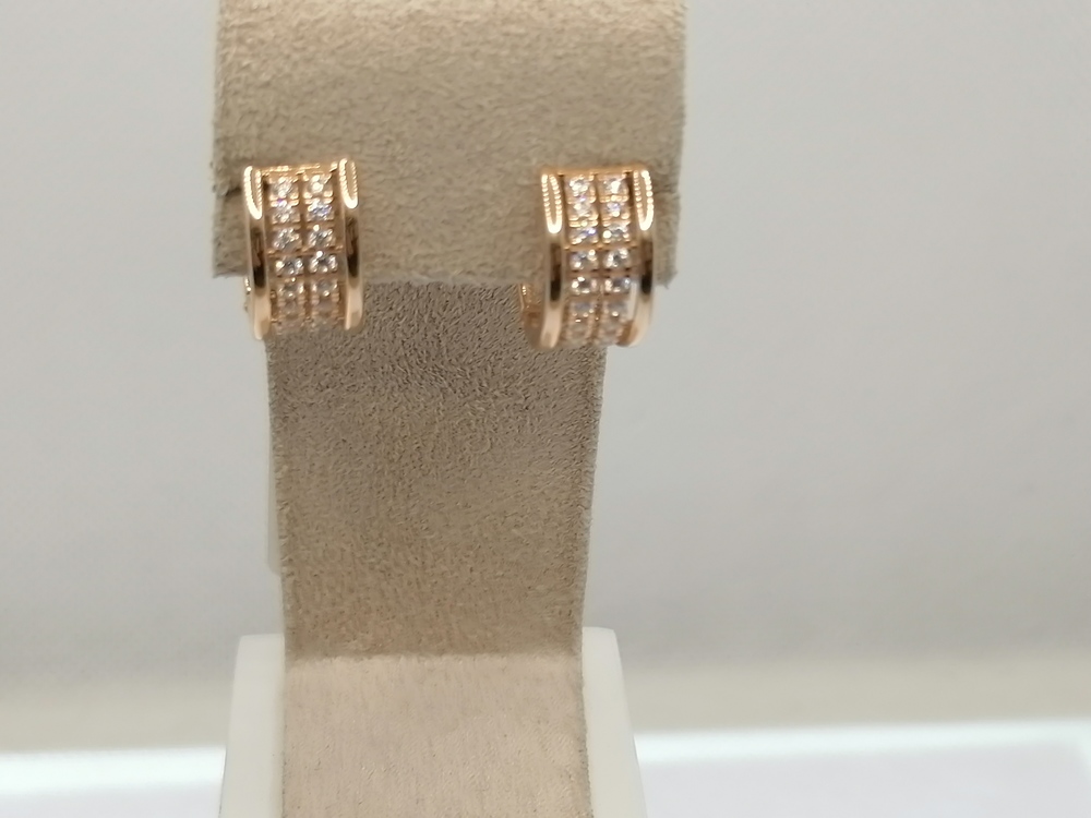 СЕРЬГИ С КАМНЯМИ (Au 585)