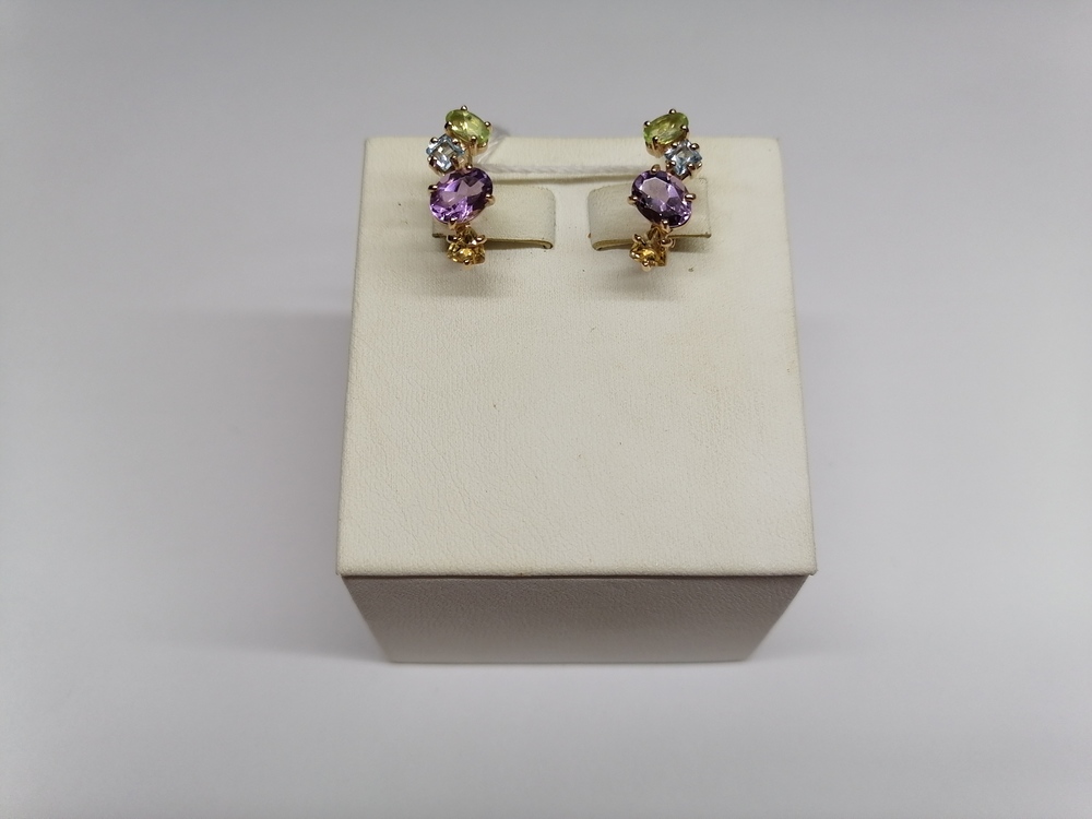 СКМИ585 СЕРЬГИ С КАМНЯМИ (Au 585) СКМИ585 СЕРЬГИ С КАМНЯМИ (Au 585)