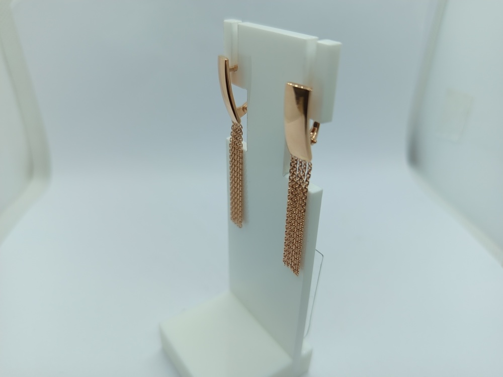 СЕРЬГИ БЕЗ КАМНЯ (Au 585)