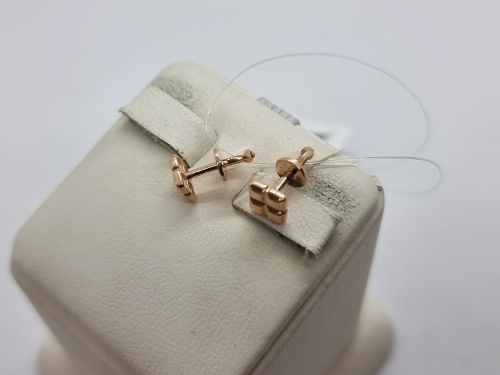 СЕРЬГИ ПУСЕТЫ без камня (Au 585)