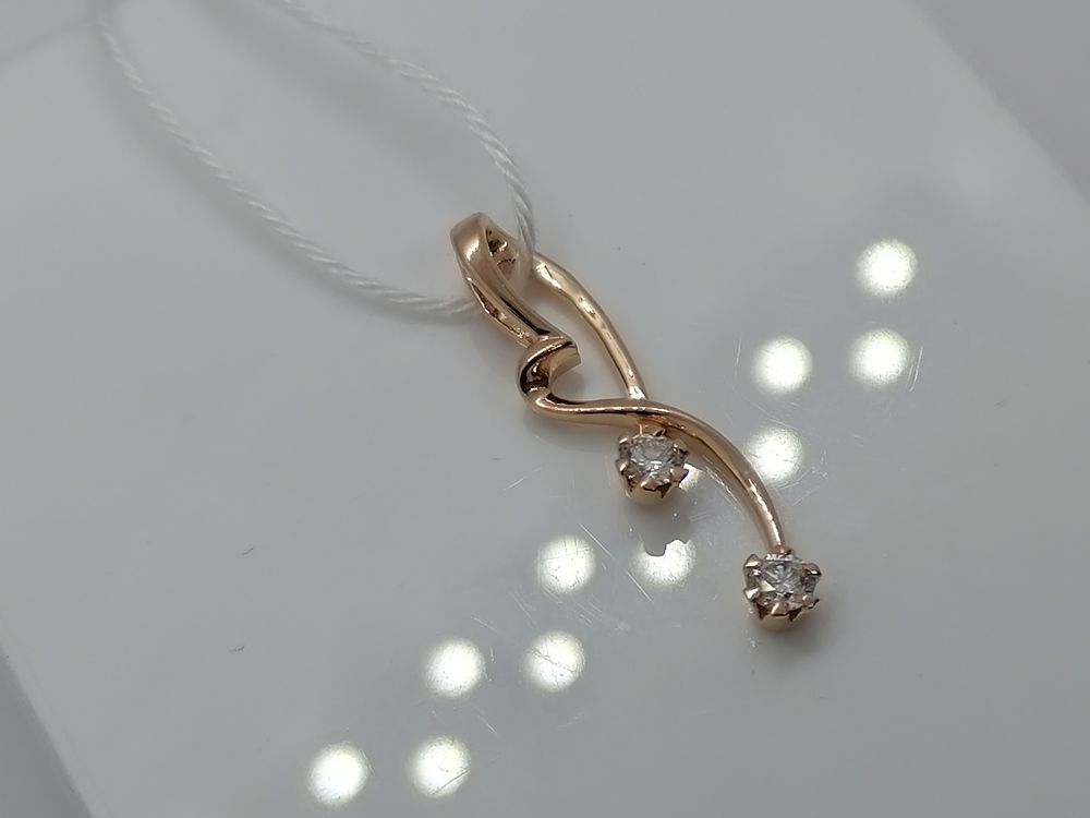 ПОДВЕСКА БРИЛЛИАНТ Au 585