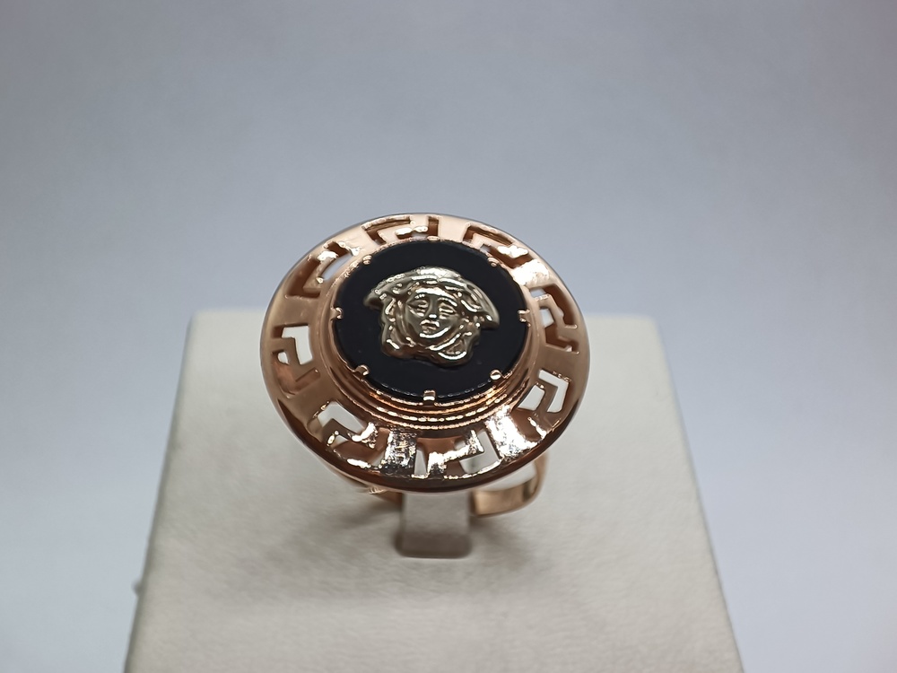 034180 КОЛЬЦО ОНИКС (Au 585) 034180 КОЛЬЦО ОНИКС (Au 585)