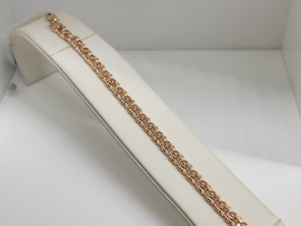 10090380117 БРАСЛЕТ ПУСТОТЕЛЫЙ Бисмарк (Au 585)