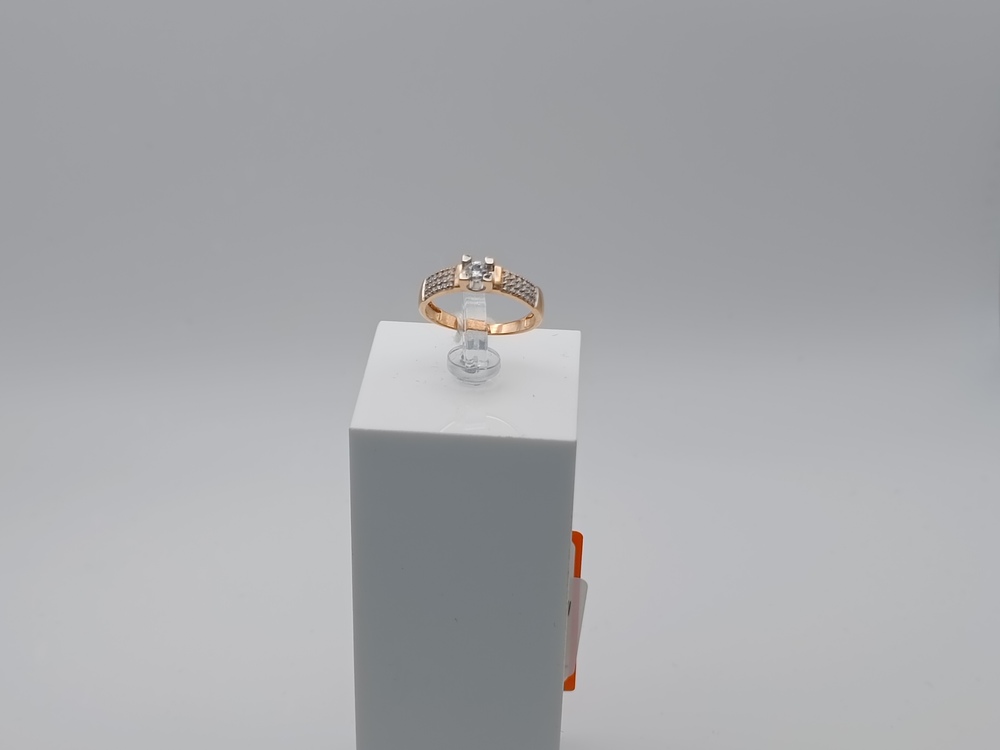 КОЛКМИ585 КОЛЬЦО С КАМНЯМИ (Au 585)