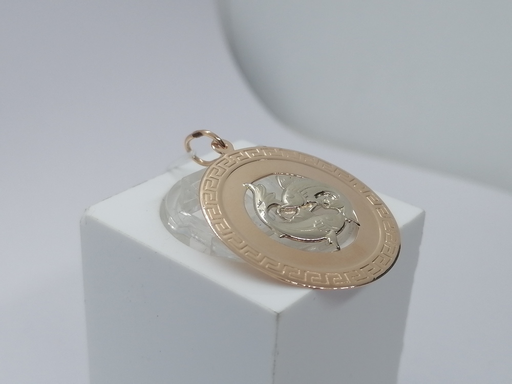 ПОДВЕСКА ЗНАК ЗОДИАКА РЫБЫ Au 585