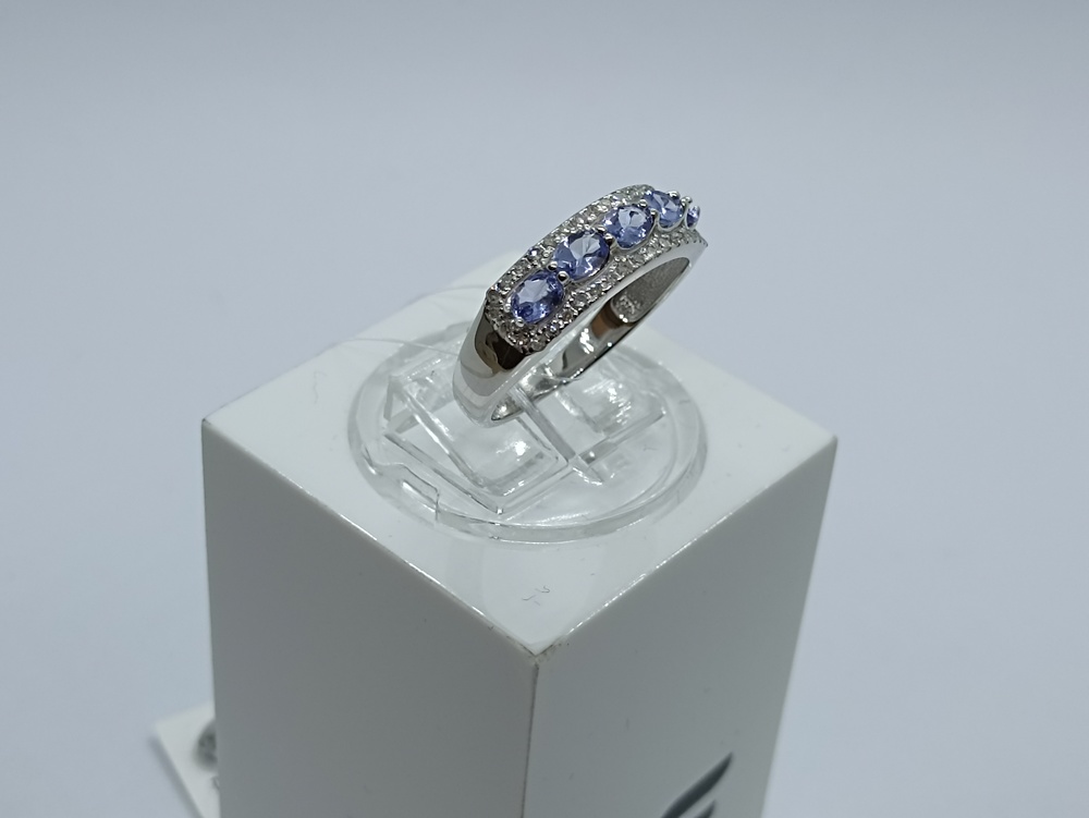 КОЛЬЦО Бриллиант Танзанит (Au 585)