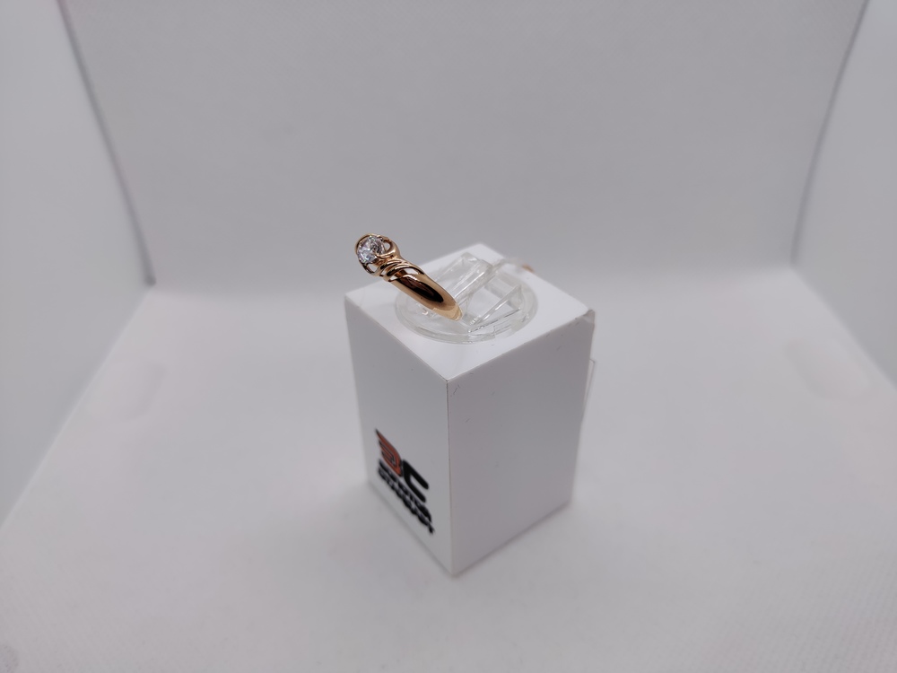 КОЛКМ585 КОЛЬЦО С КАМНЕМ (Au 585)