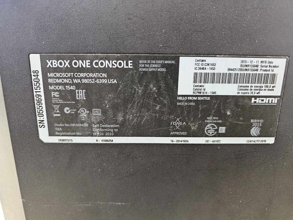 Игровая приставка Xbox One 500Gb