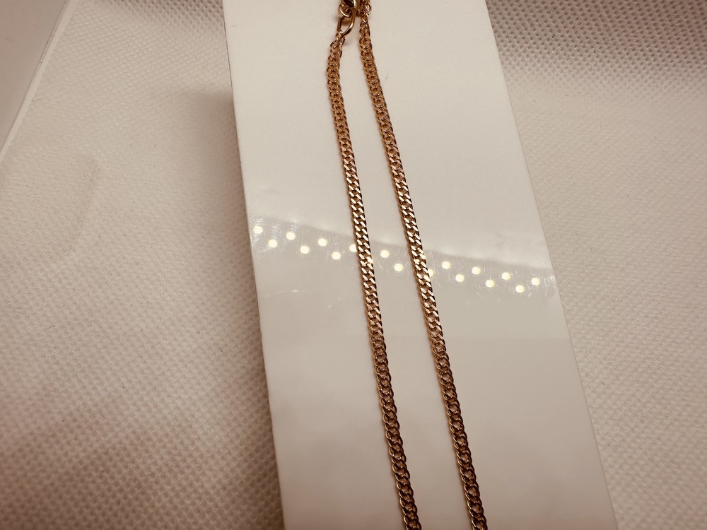 ЦЕПЬ ПОЛНОВЕСНАЯ Ромб двойной (Au 585)