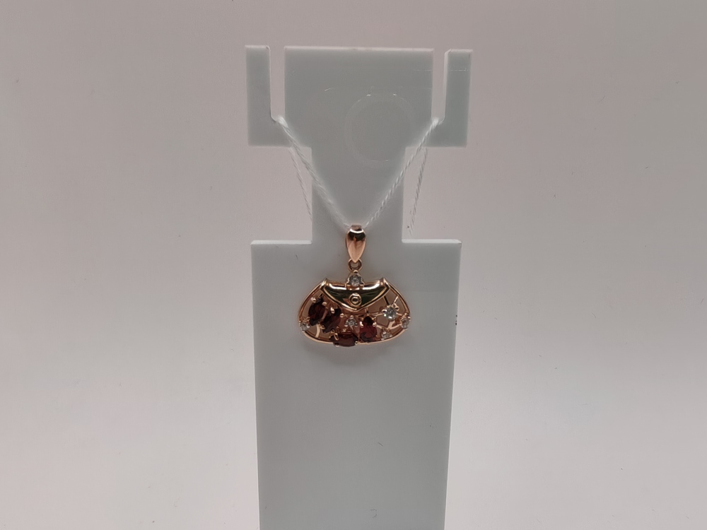 ПОДКМИ585 ПОДВЕСКА С КАМНЯМИ (Au 585)