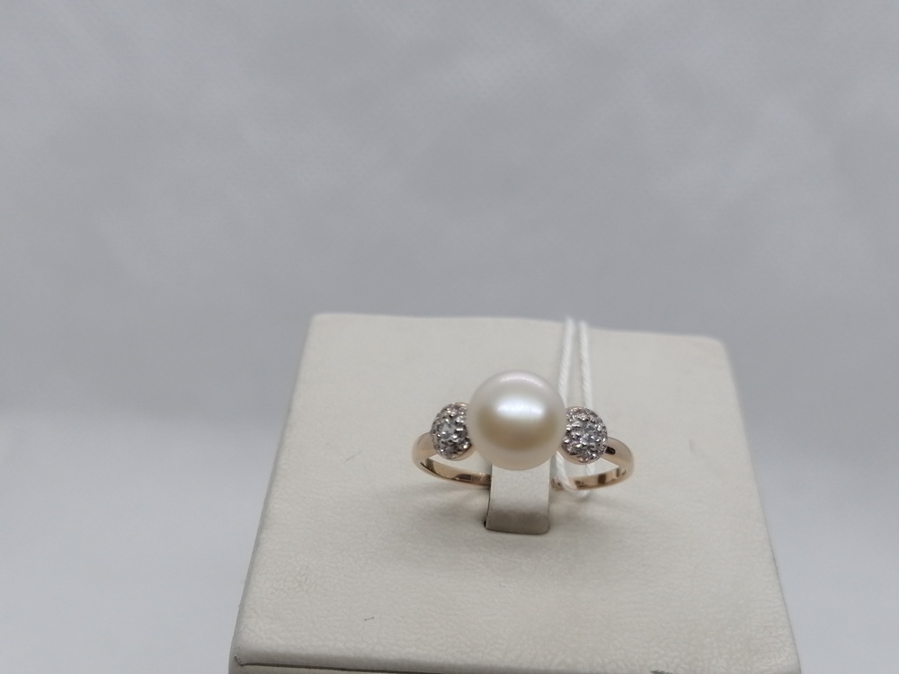 КОЛЬЦО С КАМНЯМИ (Au 585)