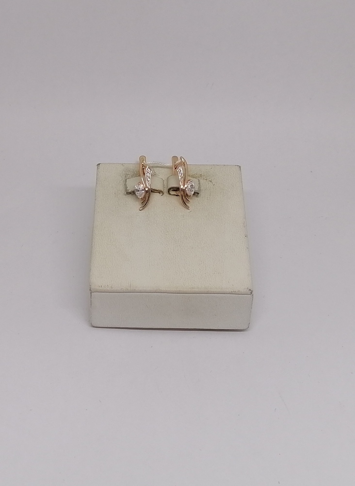 СЕРЬГИ С КАМНЯМИ (Au 585)