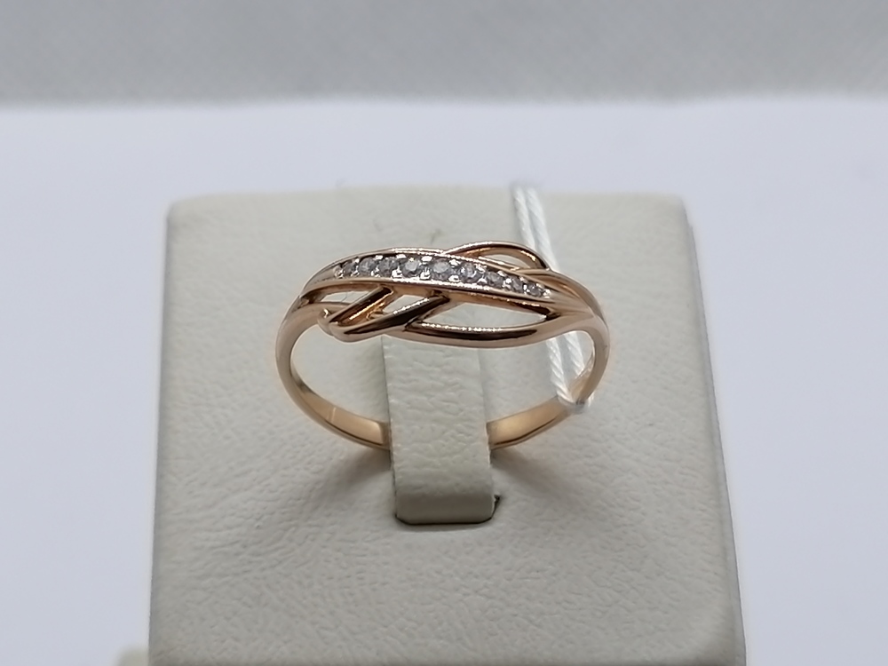 КОЛКМИ585 КОЛЬЦО С КАМНЯМИ (Au 585)