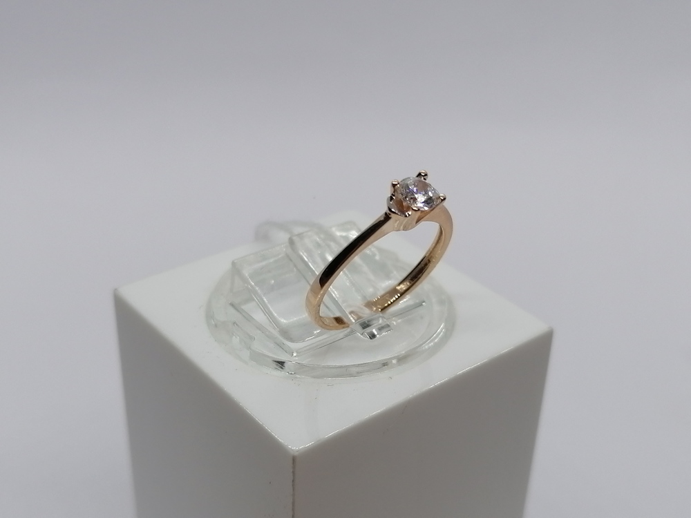 КОЛЬЦО С КАМНЕМ (Au 585)