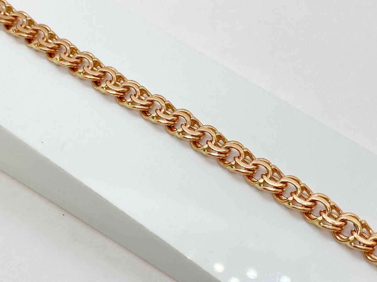 1600081 БРАСЛЕТ ПОЛНОВЕСНЫЙ Бисмарк (Au 585)