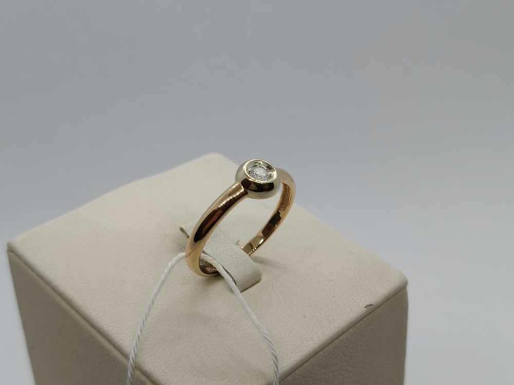 КОЛЬЦО БРИЛЛИАНТ Au 585