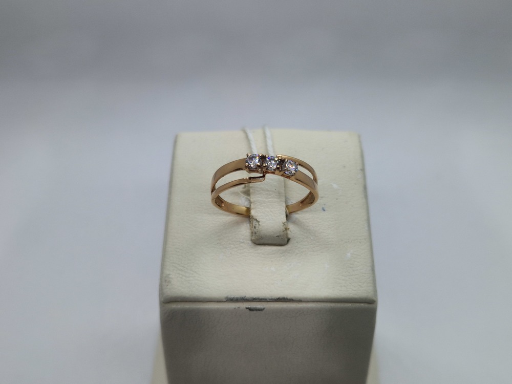 КОЛКМИ585 КОЛЬЦО С КАМНЯМИ (Au 585)