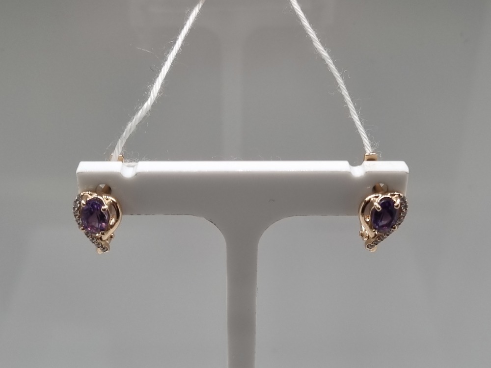 СКМИ585 СЕРЬГИ С КАМНЯМИ (Au 585) СКМИ585 СЕРЬГИ С КАМНЯМИ (Au 585)