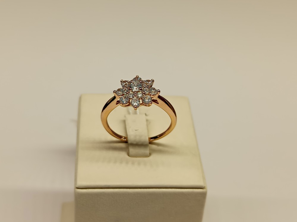 КОЛКМИ585 КОЛЬЦО С КАМНЯМИ (Au 585)