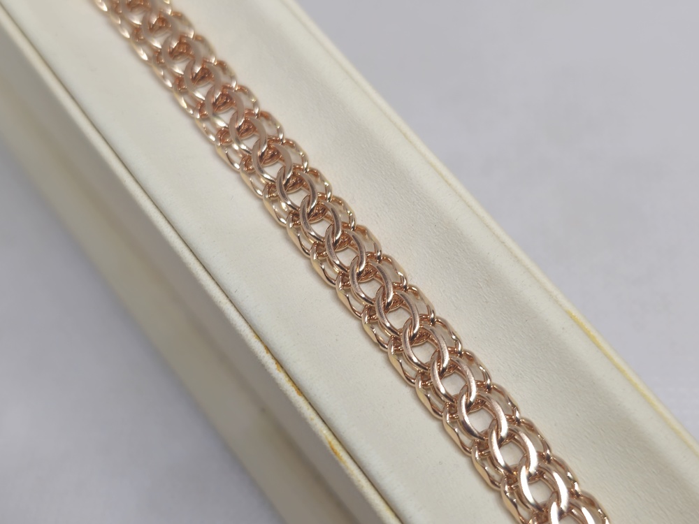 БРАСЛЕТ ПОЛНОВЕСНЫЙ Итальянка Au 585