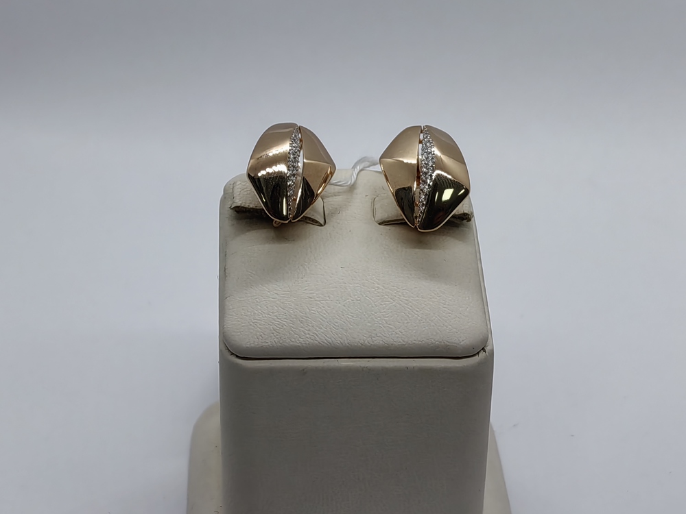 СКМИ585 СЕРЬГИ С КАМНЯМИ (Au 585)