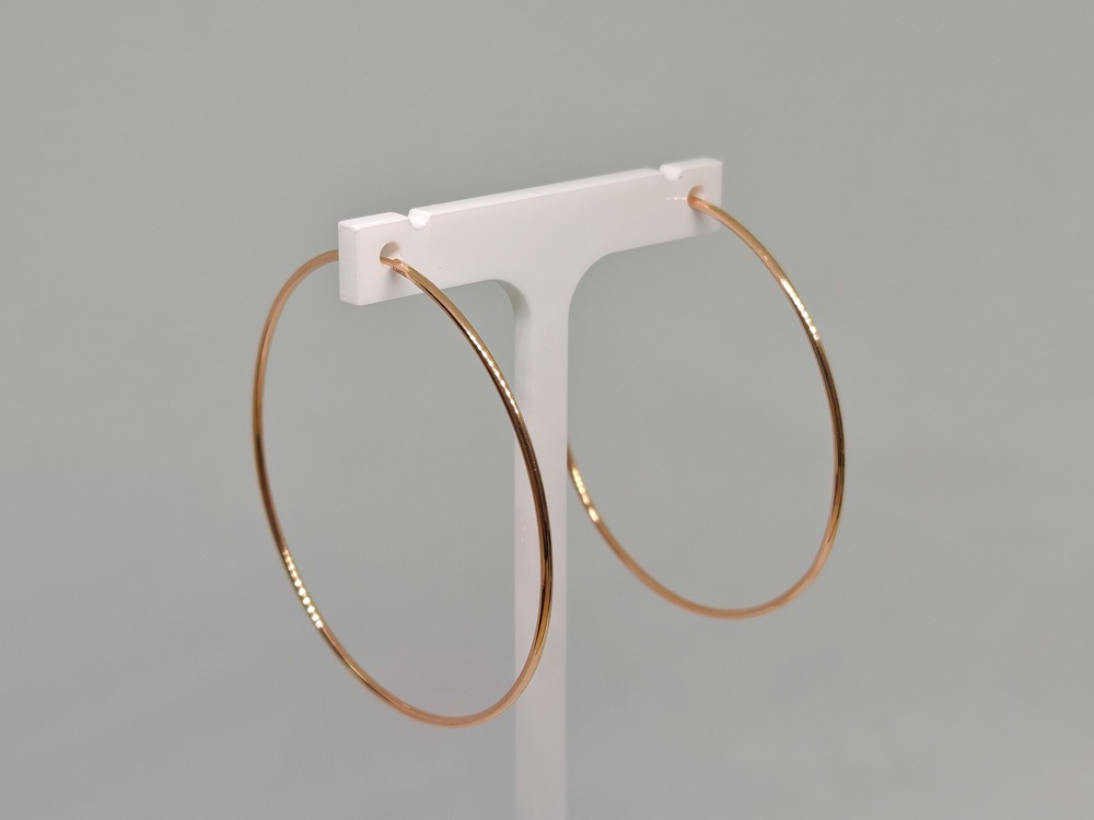 СКОН585 СЕРЬГИ КОНГО (Au 585)