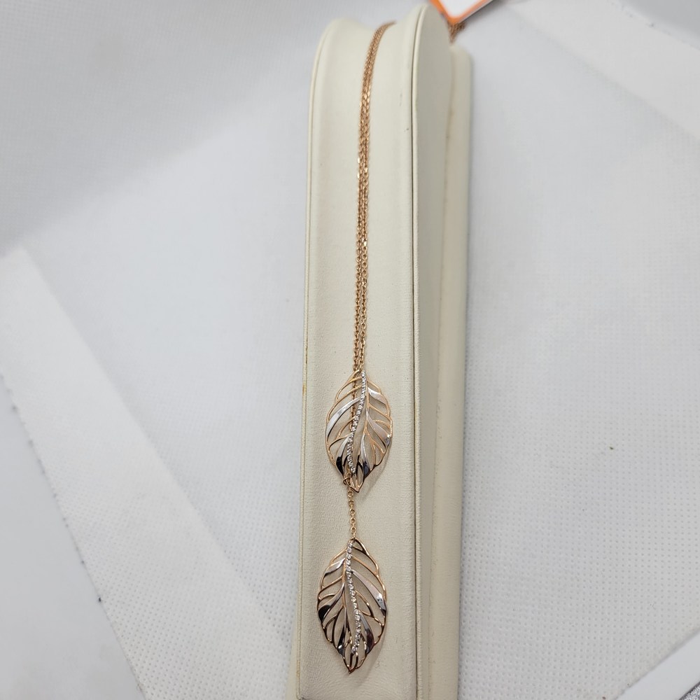 КОЛЬЕ С КАМНЯМИ Au 585