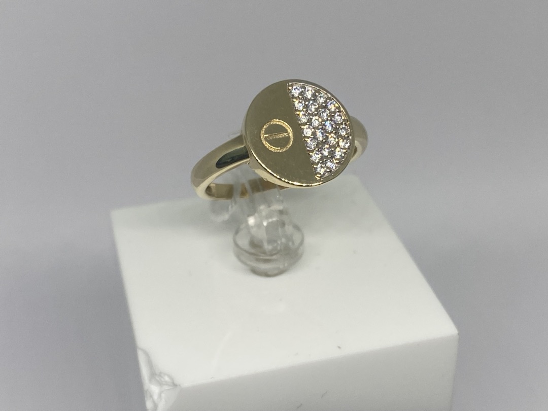 КОЛКМИ585 КОЛЬЦО С КАМНЯМИ (Au 585)