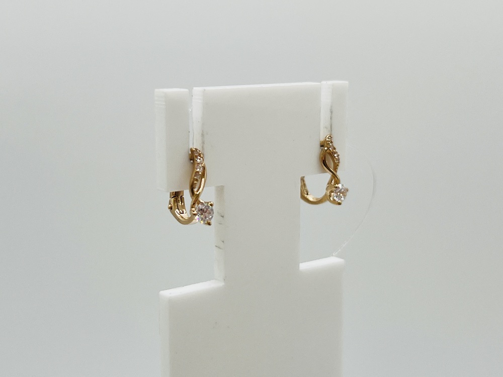 СЕРЬГИ С КАМНЯМИ (Au 585)