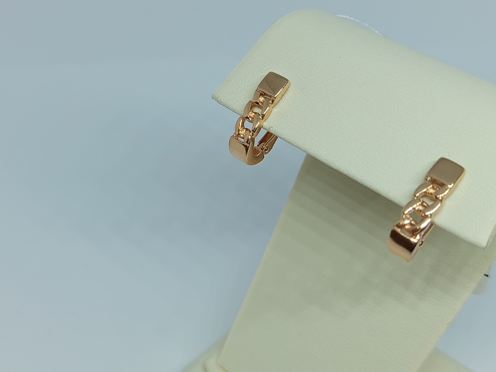 СЕРЬГИ БЕЗ КАМНЯ (Au 585)