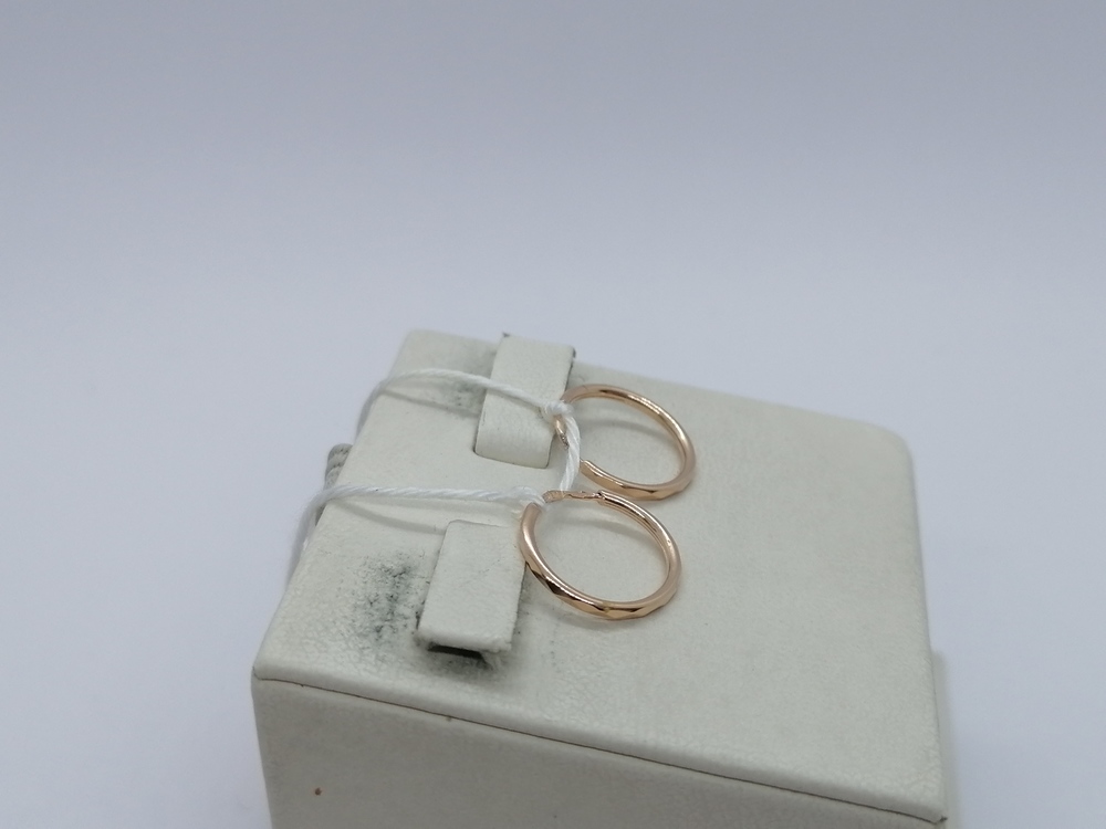 СКОН585 СЕРЬГИ КОНГО (Au 585)