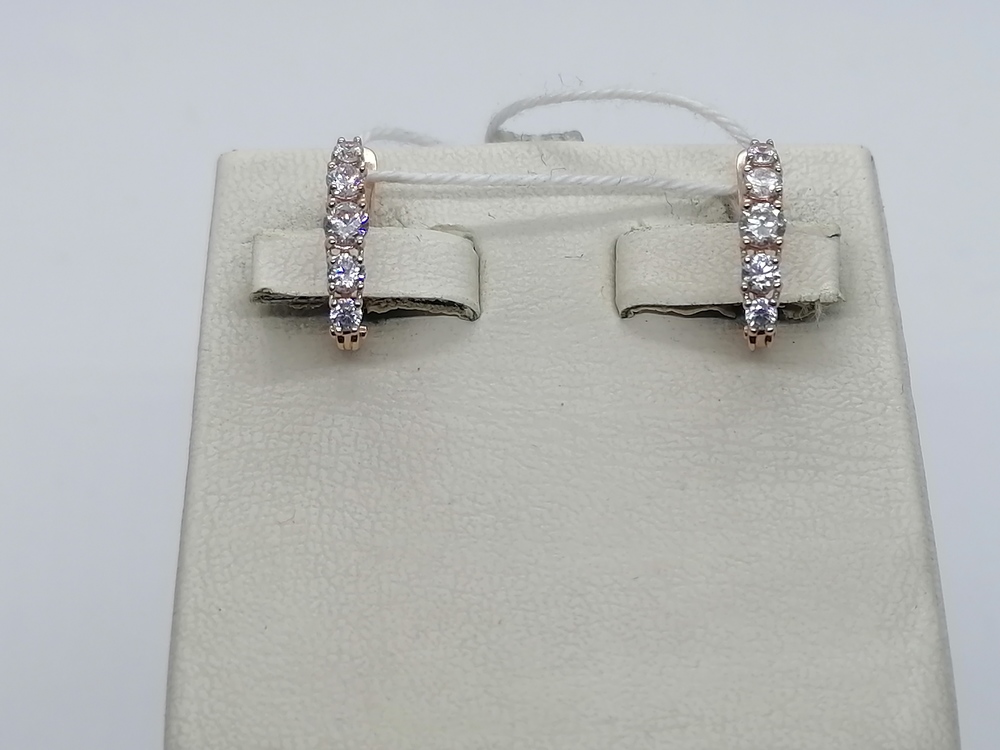 СКМИ585 СЕРЬГИ С КАМНЯМИ (Au 585)