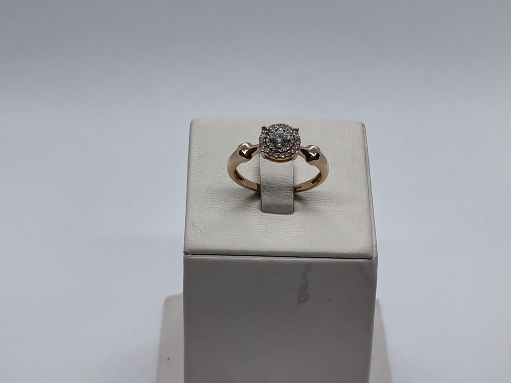 КОЛЬЦО БРИЛЛИАНТ Au 585