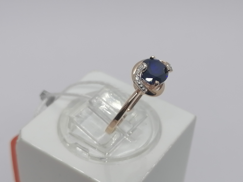 КОЛКМИ585 КОЛЬЦО С КАМНЯМИ (Au 585)