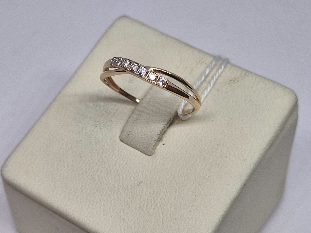 КОЛЬЦО С КАМНЯМИ (Au 585)