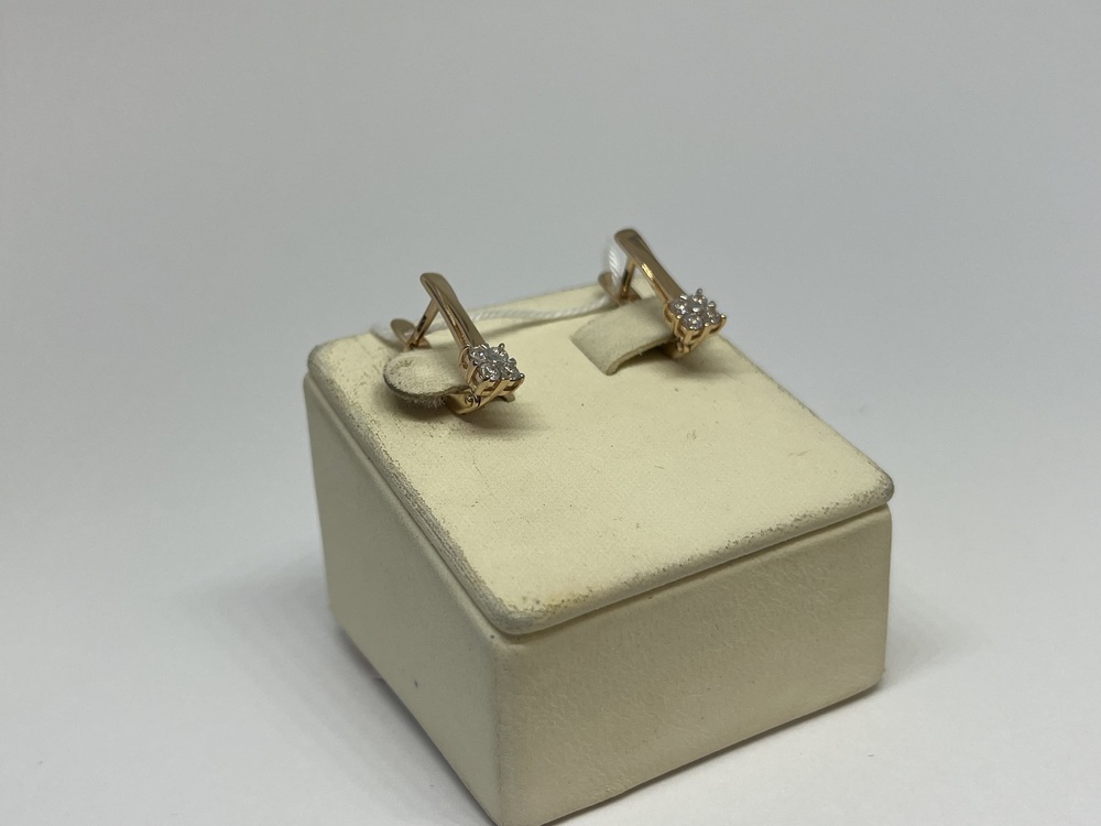 СЕРЬГИ С КАМНЯМИ (Au 585)