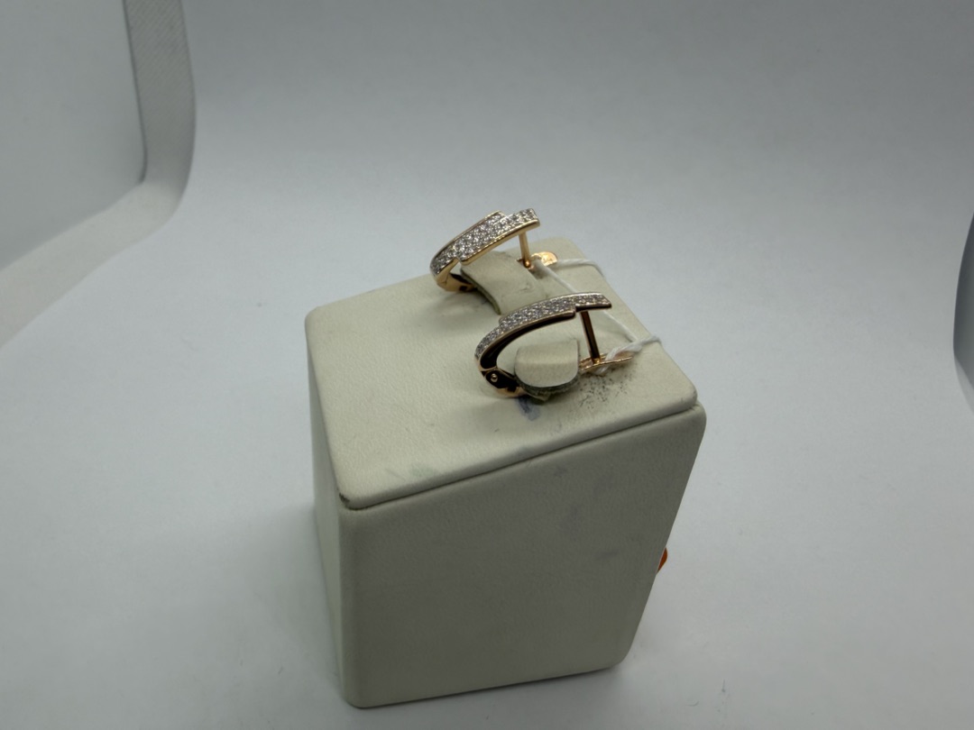 СКМИ585 СЕРЬГИ С КАМНЯМИ (Au 585)