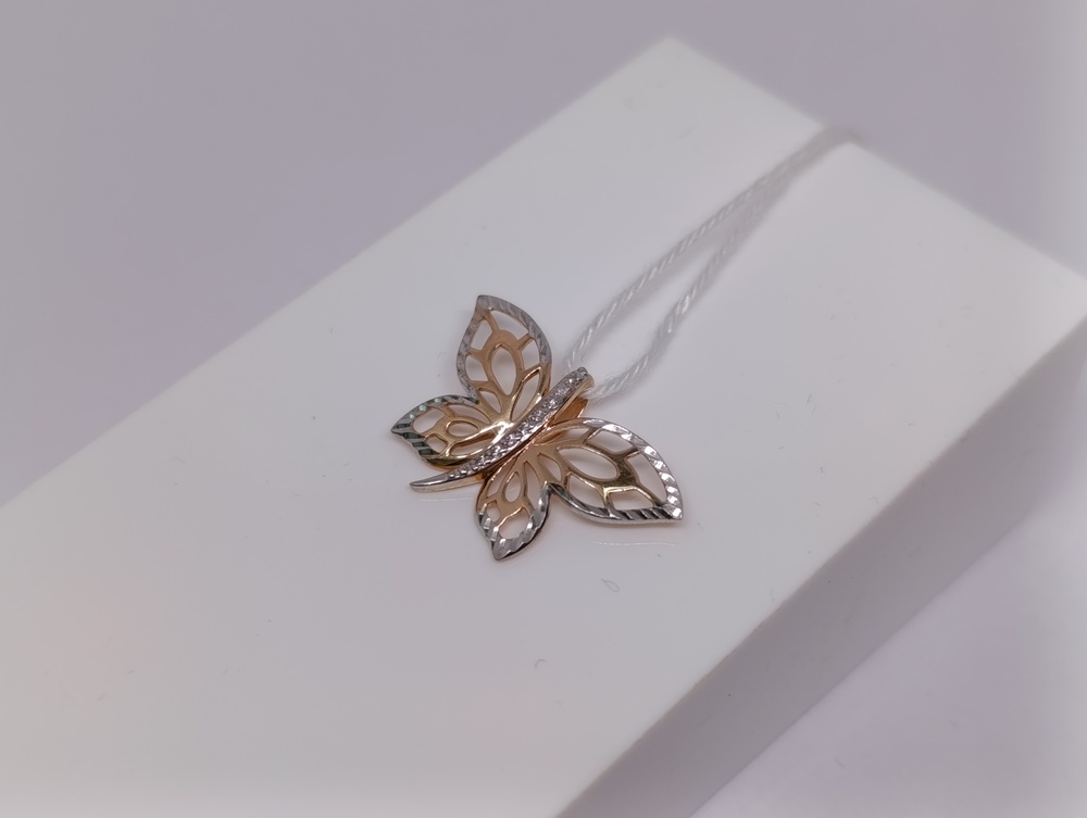 ПОДКМИ585 ПОДВЕСКА С КАМНЯМИ (Au 585)