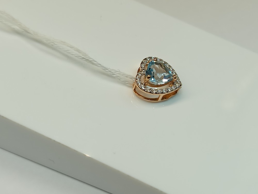 ПОДКМИ585 ПОДВЕСКА С КАМНЯМИ (Au 585)